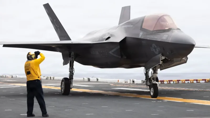 Navy F-35 pilots transitioning from Harrier jump jets must unlearn almost everything they know