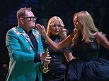 Alan Carr labels Amanda Holden a 'little b***h' at the NTAs as fans go wild for Paloma Faith's theatrical 'push' onto Charlotte Church stage in surprise performance