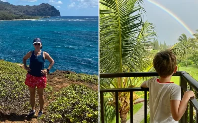 We have been to Kauai 3 times. I want to show my son new places, but I can't resist booking a holiday there.