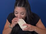 British woman claims her Guinness World Record title... by eating a burrito in just 30.75 seconds