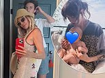Sienna Miller introduces Cara Delevingne to her son and takes selfies with toyboy Oli Green in candid photo dump