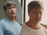 Sloppy Brad Pitt talks to 16 canine housemates as he exposes a dreary morning routine in wacky advert