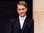 REBECCA DUTCH: Following in his father's footsteps, a quiet Prince George starts at Eton