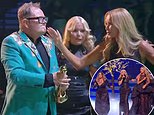 Alan Carr labels Amanda Holden a 'little b****' at the NTAs as fans go wild for Paloma Faith's theatrical 'shove' on Charlotte Church stage in surprise performance