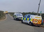 Boy, 15, is found dead ten days after being swept into the sea with his father and brother at a popular tourist beach in Wales