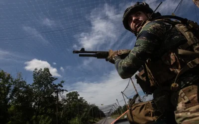 Ukrainian troops cannot easily leave the front for medical care. They want more to be brought to them.