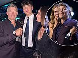 Ben Shephard celebrates his NTA win with wife Annie and their rarely seen son Jack, 19, and jokes 'he's freaking out big time'