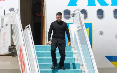 Zelenskyy's plane was 'almost hit' by a Russian drone over Moldovan airspace, a NATO member says