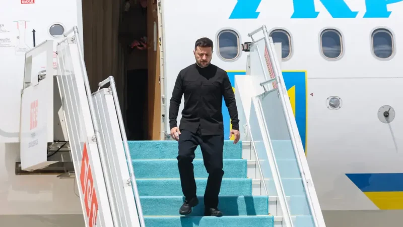 Zelenskyy's plane was 'almost hit' by a Russian drone over Moldovan airspace, a NATO member says