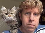 Josh Widdicombe announces his kitten Fluffball has died in a road collision - just two weeks after the death of his cat Beryl